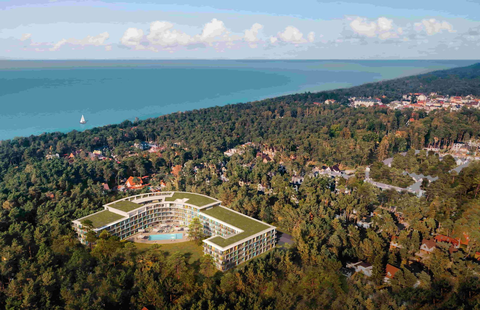 Das hundefreundliche Linea Mare Resort in Pobierowo an der polnischen Ostsee.